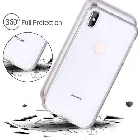 Husa Apple iPhone X, FullBody ultra slim silicon TPU , acoperire completa 360 grade - Img 4