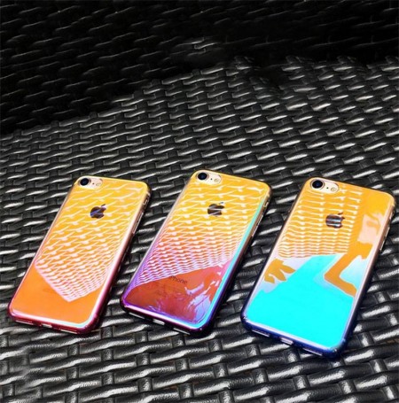 Husa Apple iPhone X, Gradient Color Cameleon Roz / Pink - Img 5