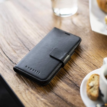 Husa Bugatti din piele naturala pentru iPhone XS MAX - Img 2