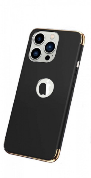 Husa compatibila cu Apple iPhone 14 PRO MAX, Elegance Luxury 3in1 Black - Img 4