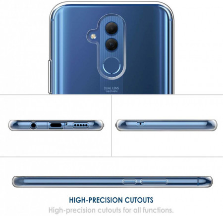 Husa Huawei Mate 20 Lite, Silicon TPU slim Transparenta - Img 3