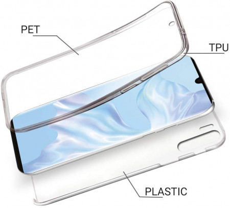 Husa Huawei P30 PRO, FullBody Elegance Luxury ultra slim,Silicon TPU , acoperire completa 360 grade - Img 3