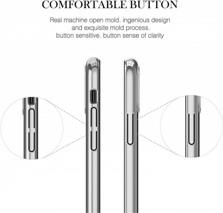 Husa Kingxbar pentru Apple iPhone X design Cristale Swarovski - Silver - Img 2