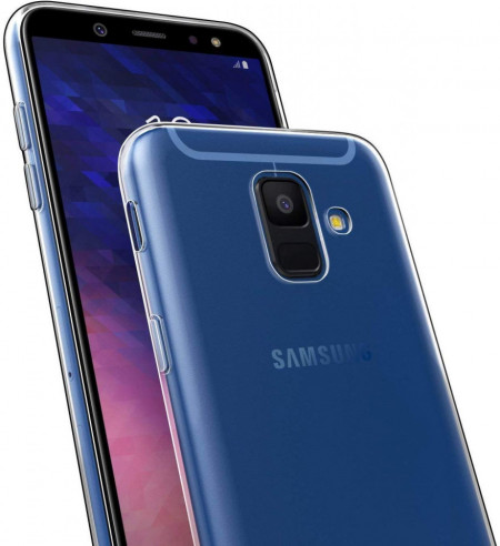 Husa Samsung Galaxy A6 Plus, Silicon TPU Slim Transparenta - Img 3