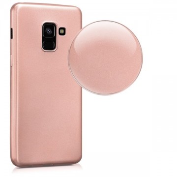 Husa Samsung Galaxy A8 2018, slim antisoc Rose-Gold - Img 2