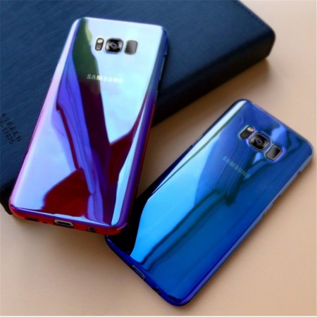 Husa Samsung Galaxy S9 , Gradient Color Cameleon Albastru-Galben - Img 2