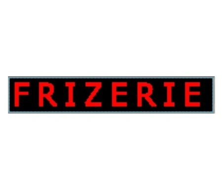 Panou Led de Exterior Programabil/Reclama Luminoasa 100x40 Text Rosu pentru FRIZERIE - Img 2