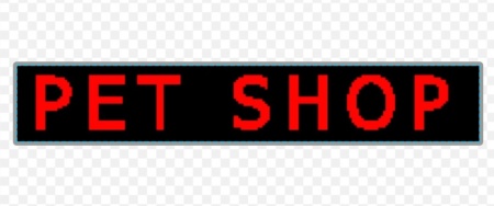 Panou Led de Exterior Programabil/Reclama Luminoasa 200x40cm Text Rosu pentru PET SHOP - Img 2