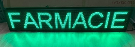 Panou Led de Exterior Programabil/Reclama Luminoasa 200x40cm VERDE ideala pentru FARMACIE - Img 5