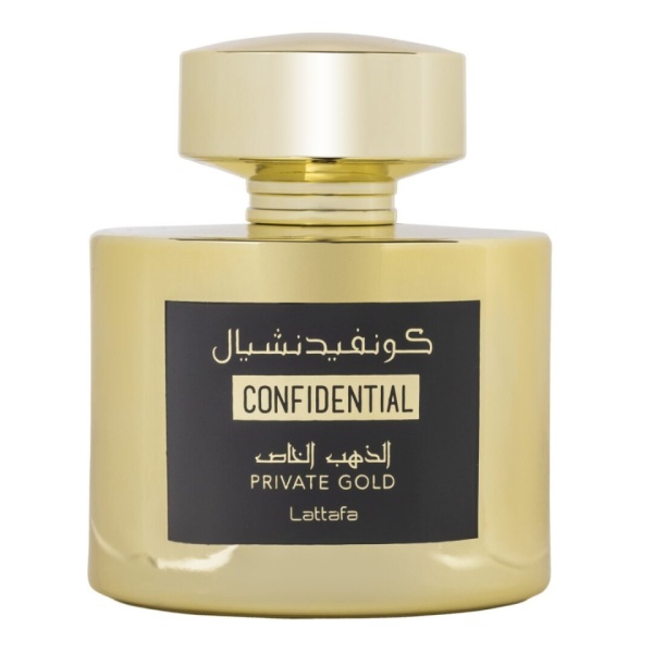 Parfum Arabesc, Apa de Parfum Confidential Private Gold, Lattafa, Barbati - 100ml - Img 2