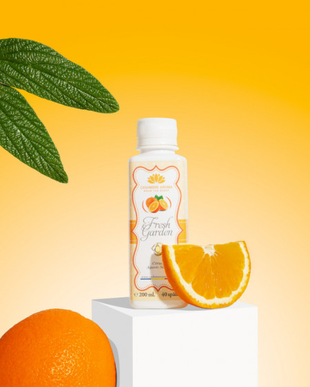 Parfum de rufe FRESH GARDEN cu arome de Citrice, Iasomie, Musk, Note aquatice, Orhidee, Santal, 200ml, 40 de spalari