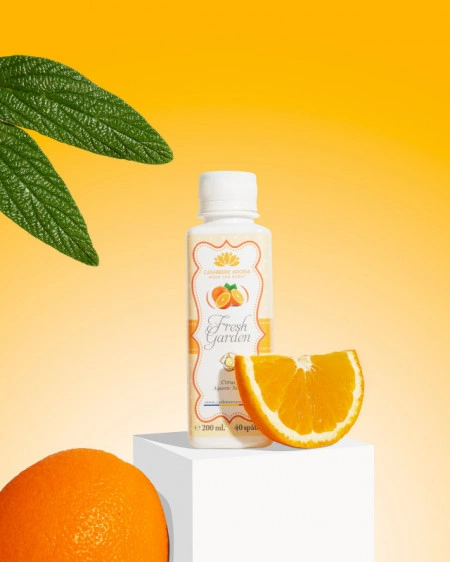Parfum de rufe FRESH GARDEN cu arome de Citrice, Iasomie, Musk, Note aquatice, Orhidee, Santal, 200ml, 40 de spalari