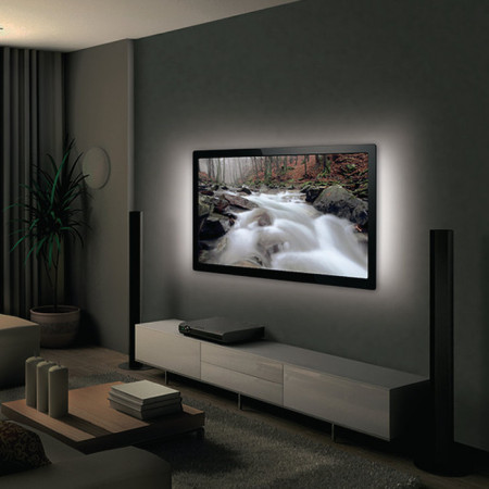Banda LED USB pentru Iluminare Ambientala in Spatele Televizorului Backlight TV White