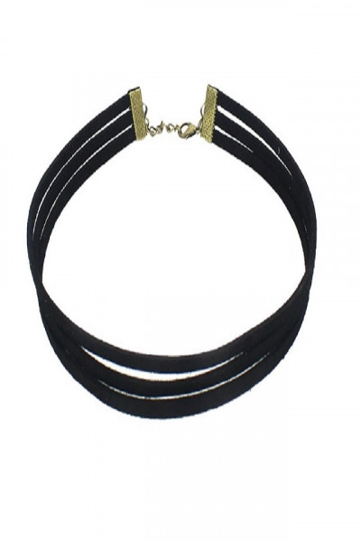 Choker Fashion Black MS - Colier elegant pentru gat - Black Delux
