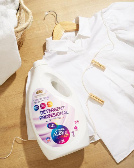 Detergent profesional rufe albe si colorate, 3Litri, Cashmere Aroma