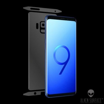 Folie Alien Surface HD, Samsung GALAXY S9, spate, laterale + Alien Fiber Cadou - Img 3