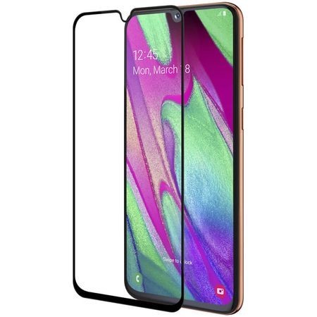Folie de sticla Samsung Galaxy A40, 3D FULL GLUE Negru - Img 2