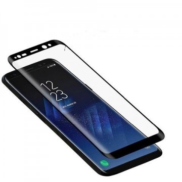 Folie de sticla Samsung Galaxy S8 Plus FULL GLUE cu margini negre Elegance Luxury - Img 3