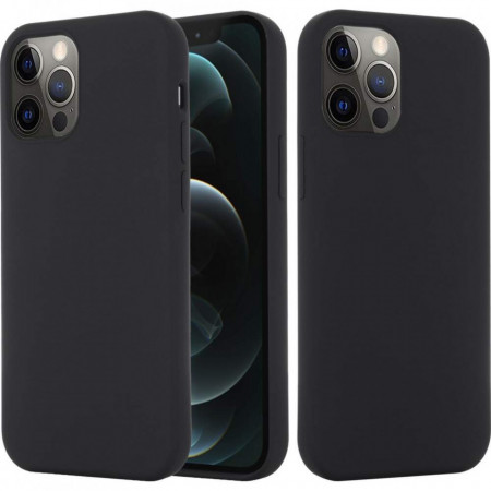 Husa Apple iPhone 12 MINI, Elegance Luxury, Silicon TPU Slim Antisoc NEGRU - Img 5