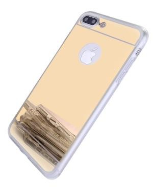 Husa Apple iPhone 7 Plus, Elegance Luxury tip oglinda Auriu - Img 4