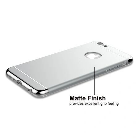 Husa Apple iPhone 8 Plus, Elegance Luxury 3in1 Argintiu - Img 3