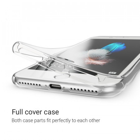 Husa Apple iPhone 8 Plus, FullBody ultra slim silicon TPU , acoperire completa 360 grade - Img 3