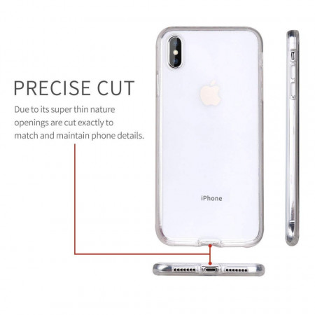 Husa Apple iPhone X, FullBody ultra slim silicon TPU , acoperire completa 360 grade - Img 5