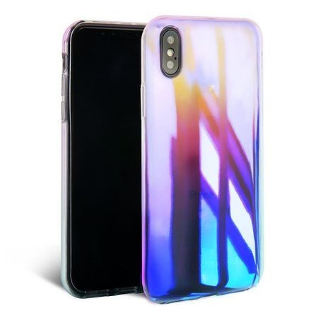 Husa Apple iPhone XS, Gradient Color Cameleon Albastru-Galben - Img 6