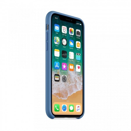 Husa Apple iPhone XS MAX, Silicon antisoc, Albastru - Img 2