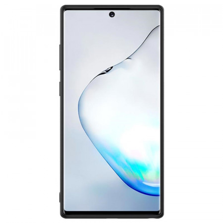Husa pentru Samsung Galaxy Note 10, Perfect Fit, cu insertii de carbon, negru