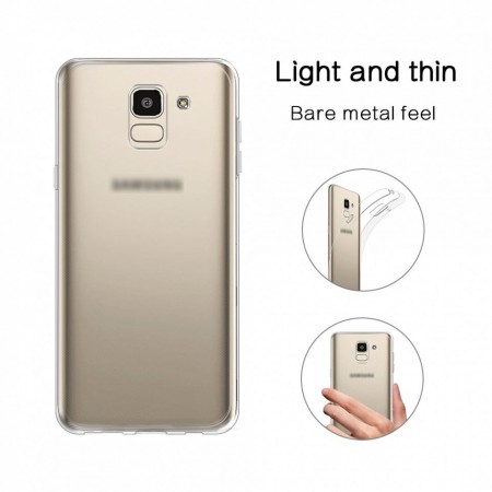 Husa Samsung Galaxy J6 Plus, Silicon TPU Transparent - Img 7
