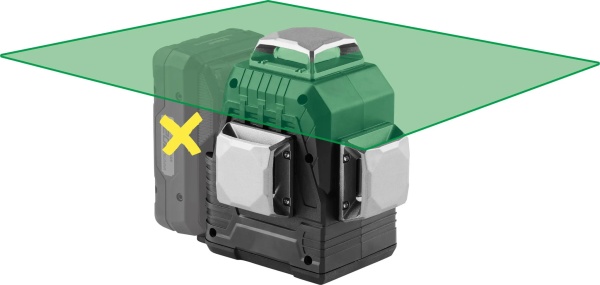 Nivela Laser pe Acumulator PARKSIDE PKLLP 3360, Laser Verde 3 x 360°, Autonivelanta, cu Valiza de Transport - Img 2
