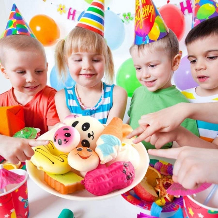 Pachet 15 piese , jucarii Squishy breloc cu revenire lenta