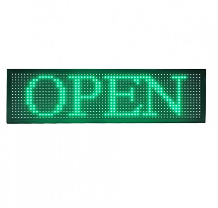 Panou Led de Exterior Programabil/Reclama Luminoasa 100x40 VERDE - Img 2