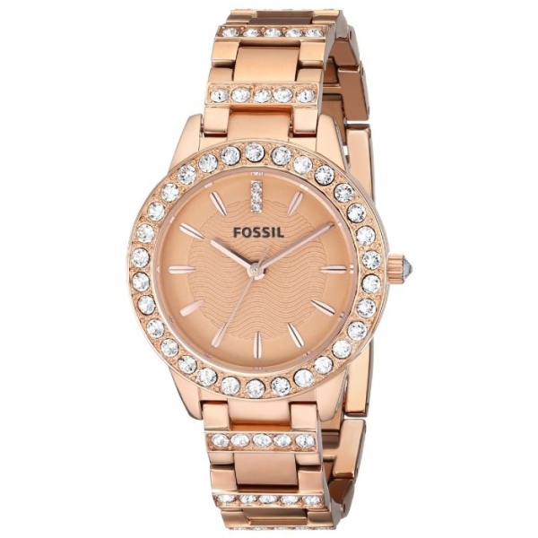 Ceas Fossil cu bratara Jesse, Auriu Rose