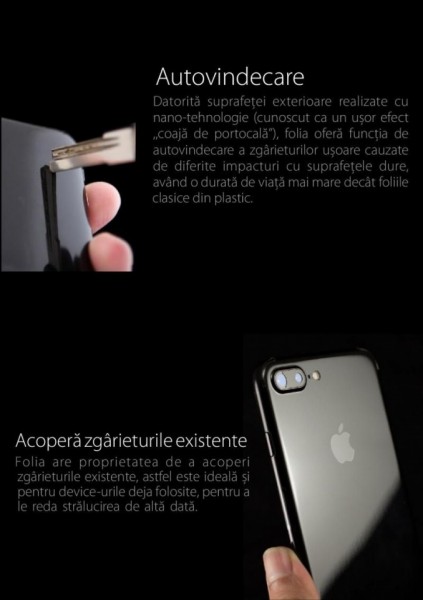 Folie Alien Surface HD, Samsung GALAXY S10 Plus spate, laterale + Alien Fiber Cadou - Img 3