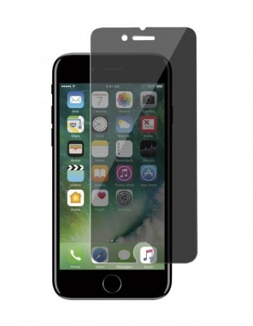 Folie de sticla Apple iPhone 8 Plus, Privacy Glass case friendly, folie securizata duritate 9H - Img 3