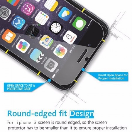Folie de sticla case friendly Apple iPhone 7, Elegance Luxury transparenta - Img 3