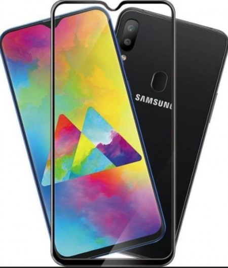 Folie de sticla Samsung Galaxy M10, 9D FULL GLUE Negru - Img 3