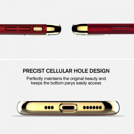 Husa Apple iPhone 11 PRO MAX, Elegance Luxury 3in1 Rosu
