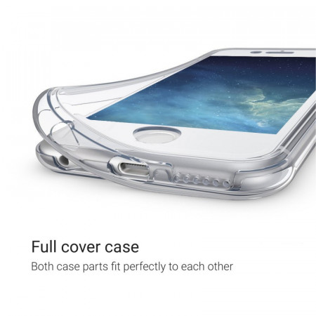 Husa Apple iPhone 6 Plus/6S Plus, FullBody Elegance Luxury 360º ultra slim Silicon TPU, acoperire fata spate - Img 2