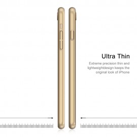 Husa Apple iPhone 6 Plus/6S Plus, FullBody Elegance Luxury Gold, acoperire completa 360 grade cu folie de sticla gratis - Img 2