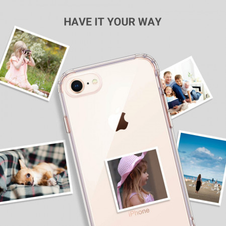 Husa Apple iPhone SE2, Silicon TPU 2.0mm slim Transparenta