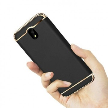 Husa Samsung Galaxy J3 2017, Elegance Luxury 3in1 Negru - Img 3