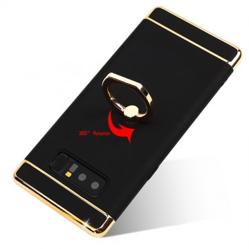 Husa Samsung Galaxy Note 8, Elegance Luxury 3in1 Ring Negru - Img 6