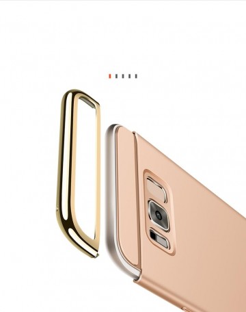 Husa Samsung Galaxy S8, Elegance Luxury 3in1 Auriu - Img 2