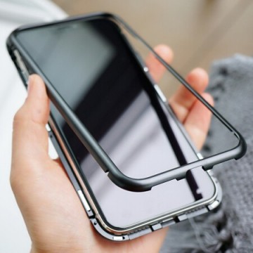 Husa Samsung Galaxy S8 PLUS , Magnetica Negru, Perfect FIt cu spate de sticla securizata premium - Img 3