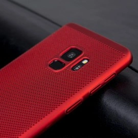 Husa Samsung Galaxy S9, Elegance Luxury Mesh Red - Img 2