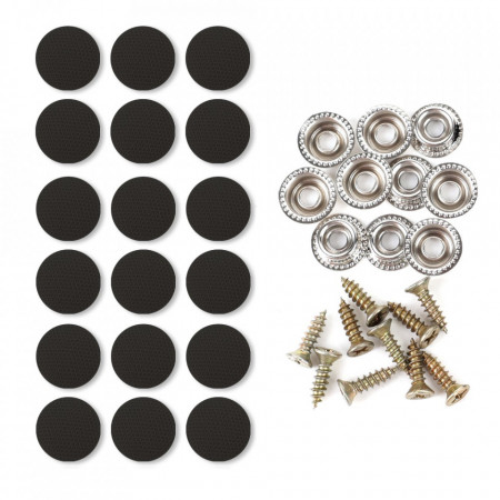Kitul de 20 capse pentru repararea plafonului auto se remarca prin calitatea si compatibilitatea sa exceptionala. Proiectat cu atentie pentru a satisface nevoile proprietarilor de vehicule de inalta clasa, acest kit este perfect compatibil cu modelele Aud