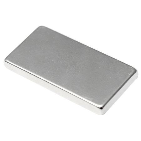 Magnet puternic neodim bloc 10x5x2mm cu suprafata nichelata - Img 3